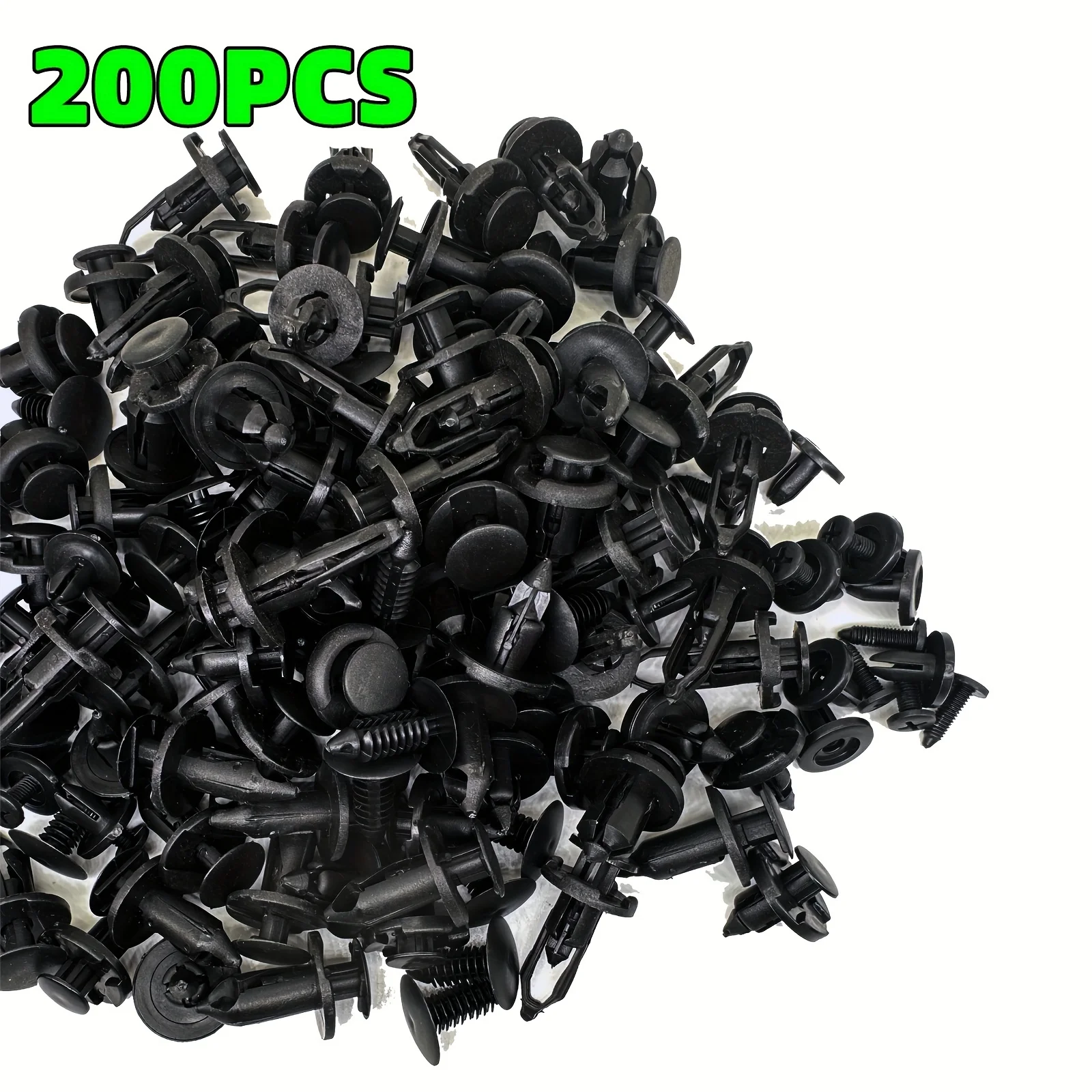 200 Uds Clip de fijación de coche Universal seis tipos de mezclado para Nissan Ford Honda Toyota parachoques Push remache Clip herramientas de extracción de piezas de automóvil - imagen 3