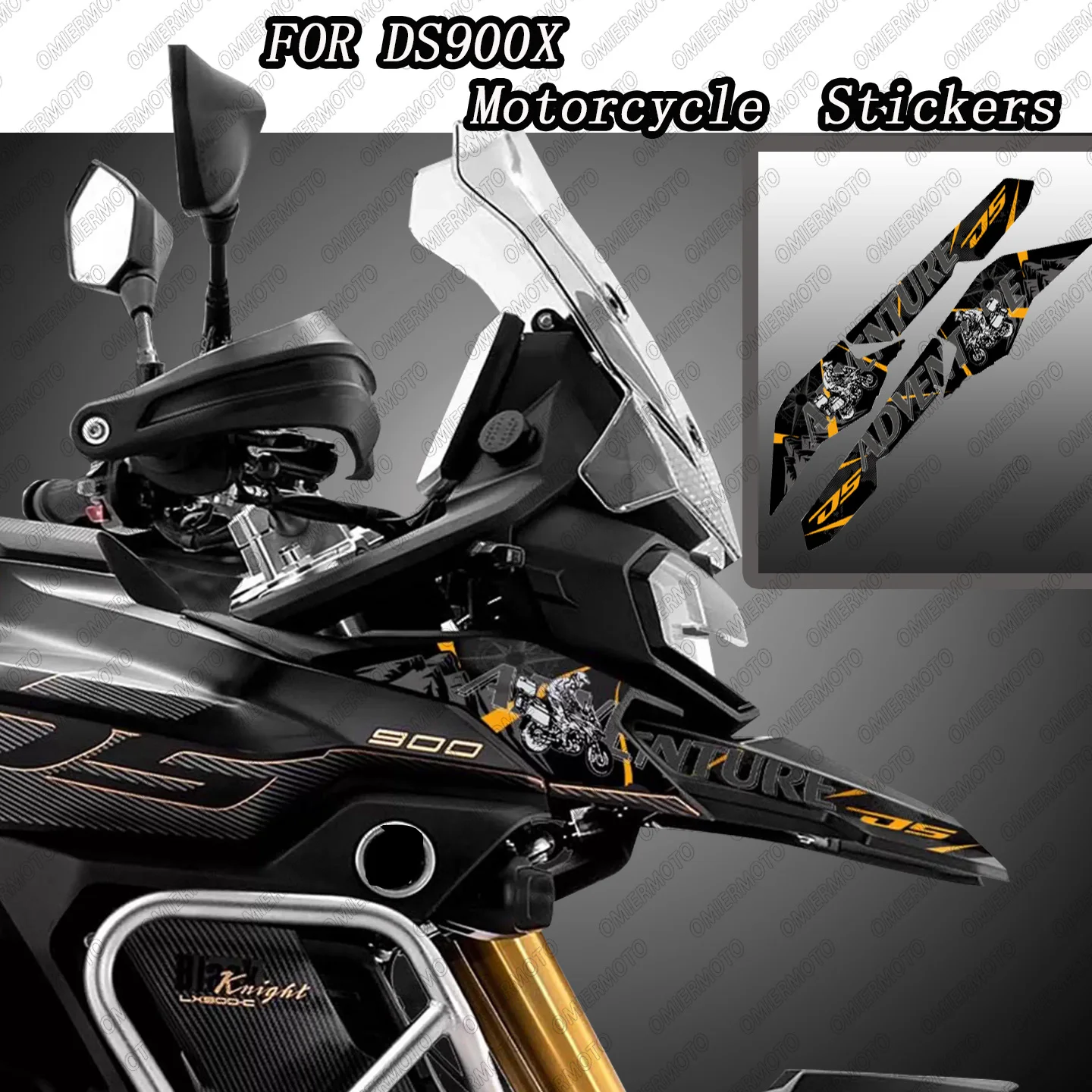 Protector frontal VOGE 900 DSX con pegatinas – DS900X - imagen 2