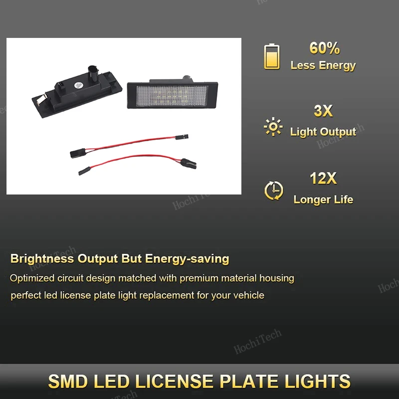 Luz de matrícula LED HochiTech para BMW y Mini