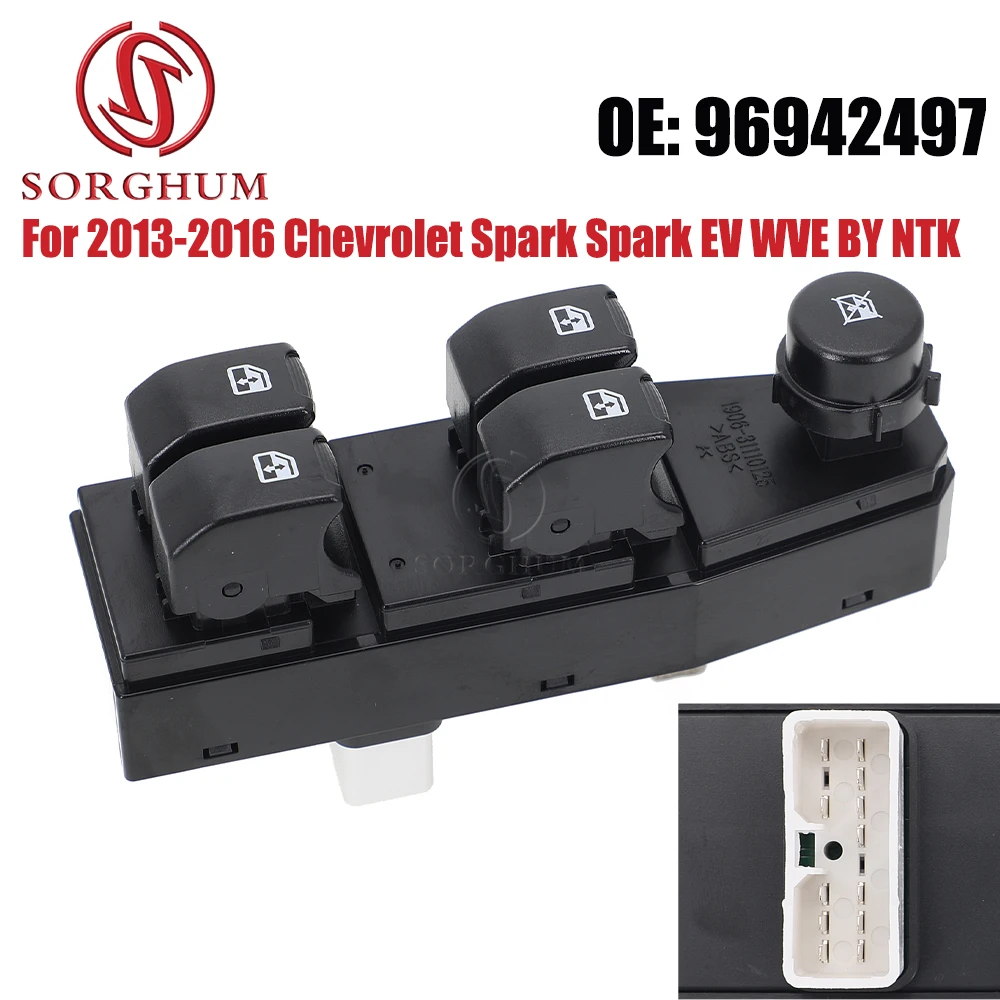 Interruptor ventanilla eléctrica SORGHUM 96942497 – Chevrolet Spark 2013-2016