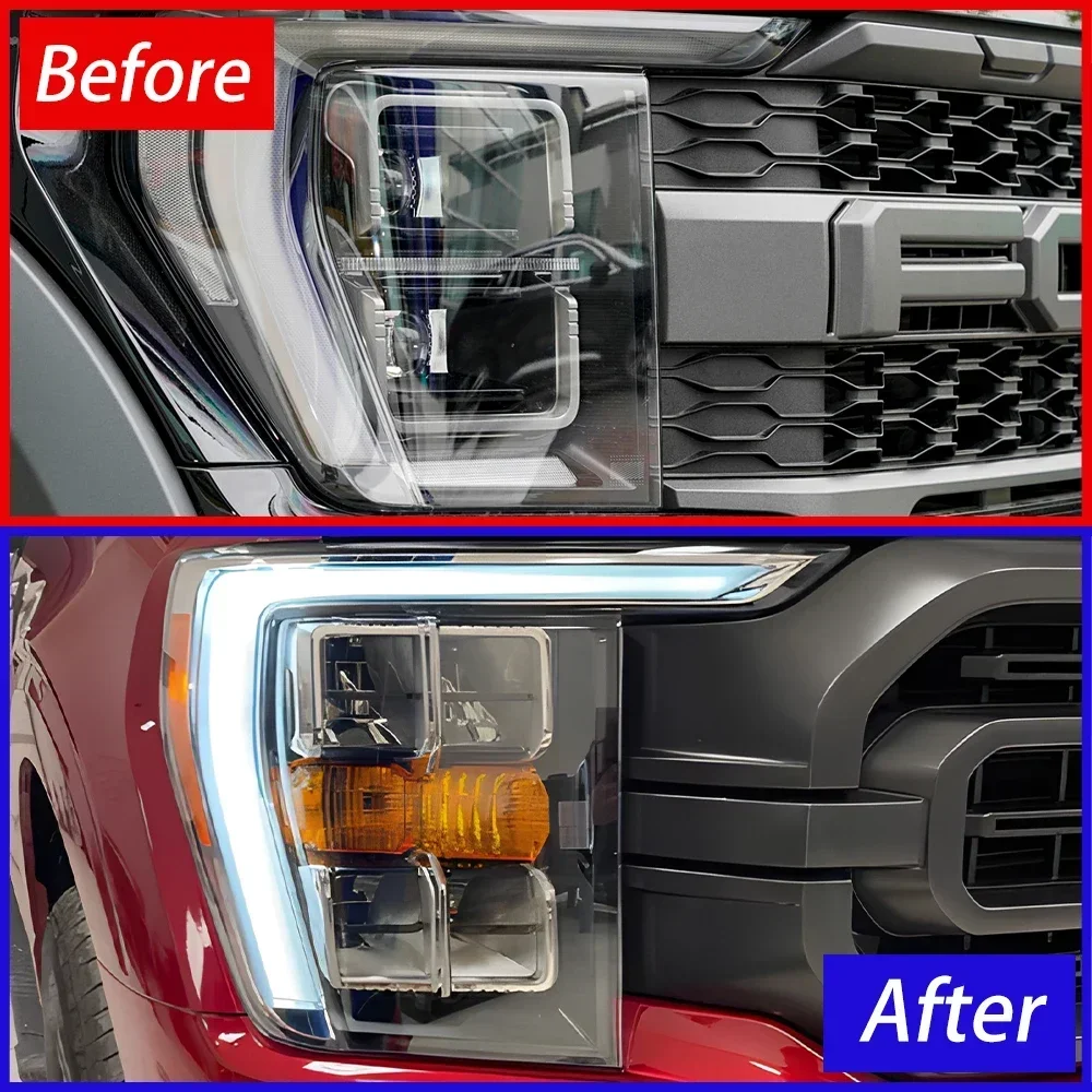 Faros delanteros LED Ford Raptor F150 2021-2023 Plug&Play - imagen 5
