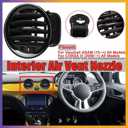 Rejilla salida aire A/C Opel Adam Corsa D negra cromo 13417363