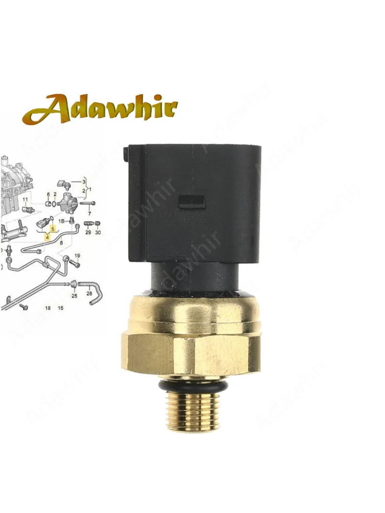 Sensor de presión de combustible 06E906051K para vehículos Volkswagen y Audi