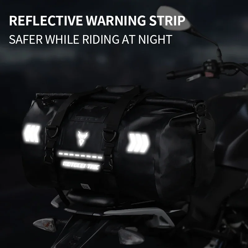 Bolsa impermeable para asiento trasero de motocicleta, sillín - imagen 3