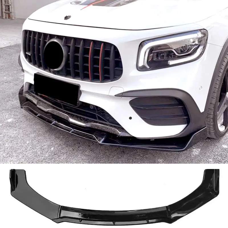 Labio paragolpes delantero negro Mercedes GLB X247 2020-2023