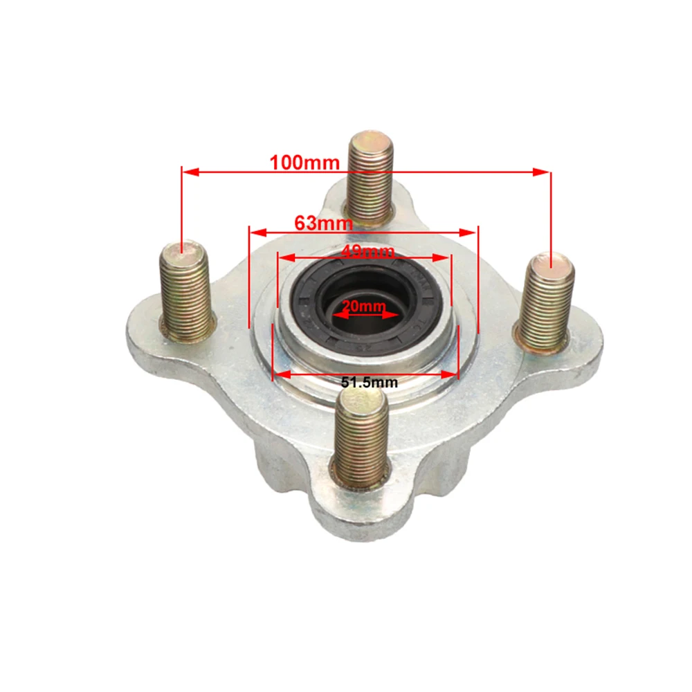 Cubo freno de disco delantero para buggy, go kart y ATV 150-300cc - imagen 4