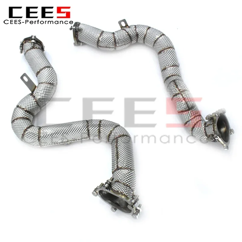 Cees downpipe catalizado de alto flujo para Audi RS6 C7 4.0 T - imagen 5