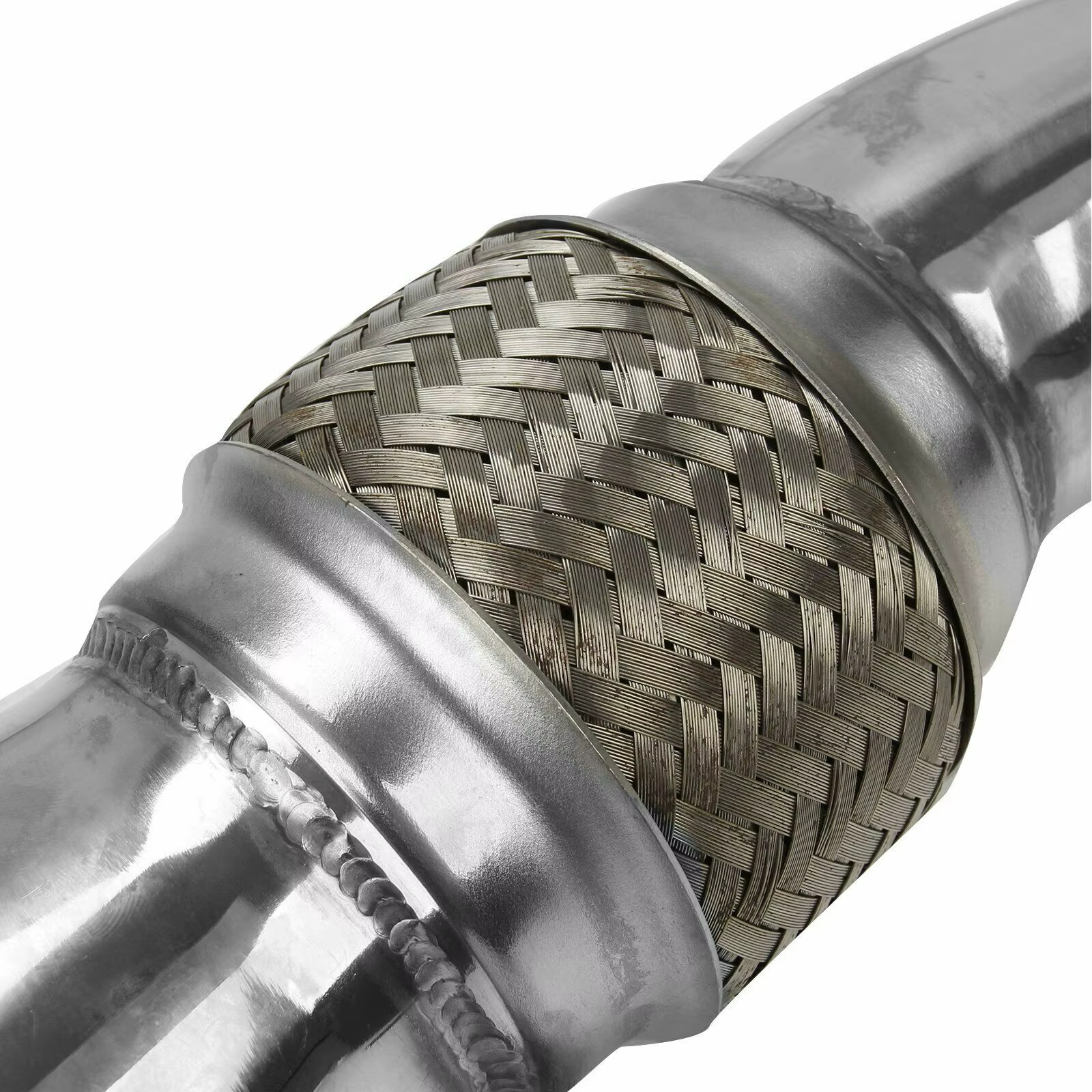 Brida mecanizada y soldaduras de la bajante BMW N20