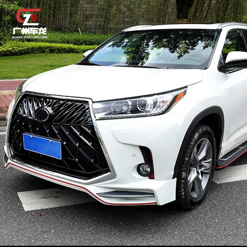 Parachoques delantero estilo LX570 para Toyota Highlander 2015-2020 - imagen 4