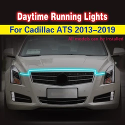 Luz de circulación diurna para coche Cadillac ATS, lámpara de luz antiniebla LED, lámparas de atmósfera decorativas DRL, 1 unidad, 2013-2019