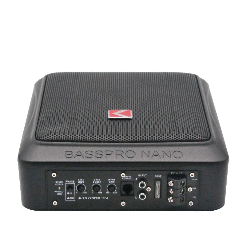 Subwoofer ultrafino de alta potencia de coche en aleación de aluminio