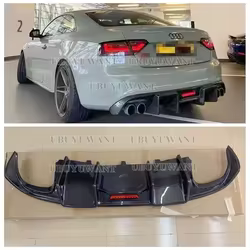 Difusor trasero de carbono Audi A5 S line/S5 Coupé 2008-2015