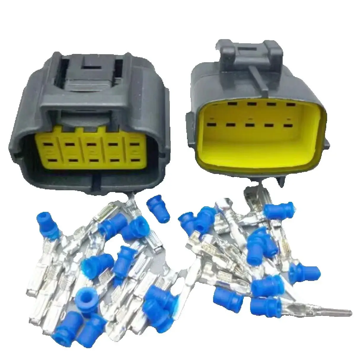 Conector de sensor automotriz impermeable macho hembra de 12 pines