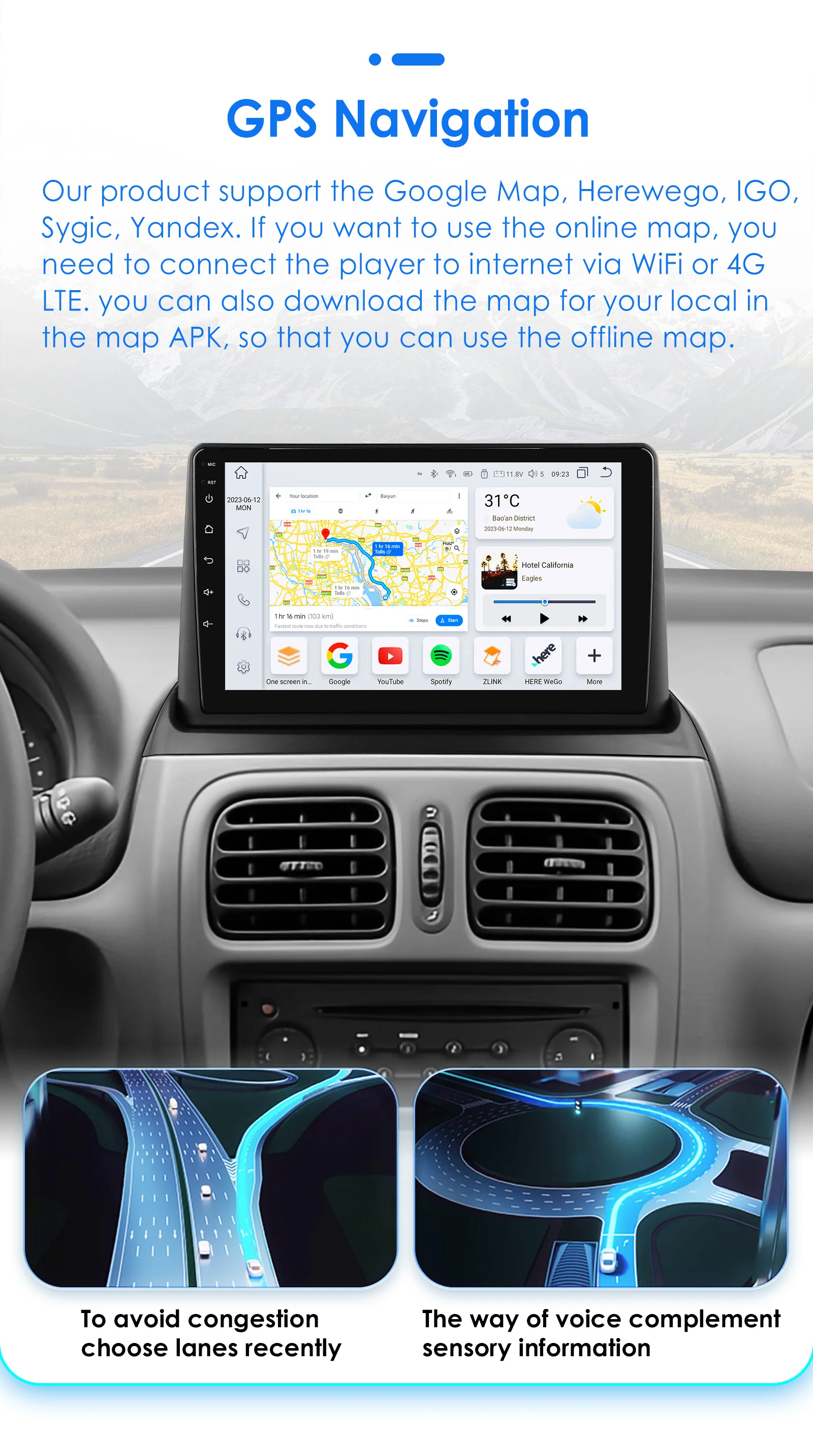 Navegación GPS y Mapas