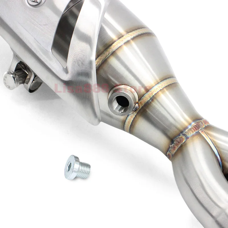 Escape de motocicleta Yamaha TMAX 560 2023-2024 con tubo frontal - imagen 5