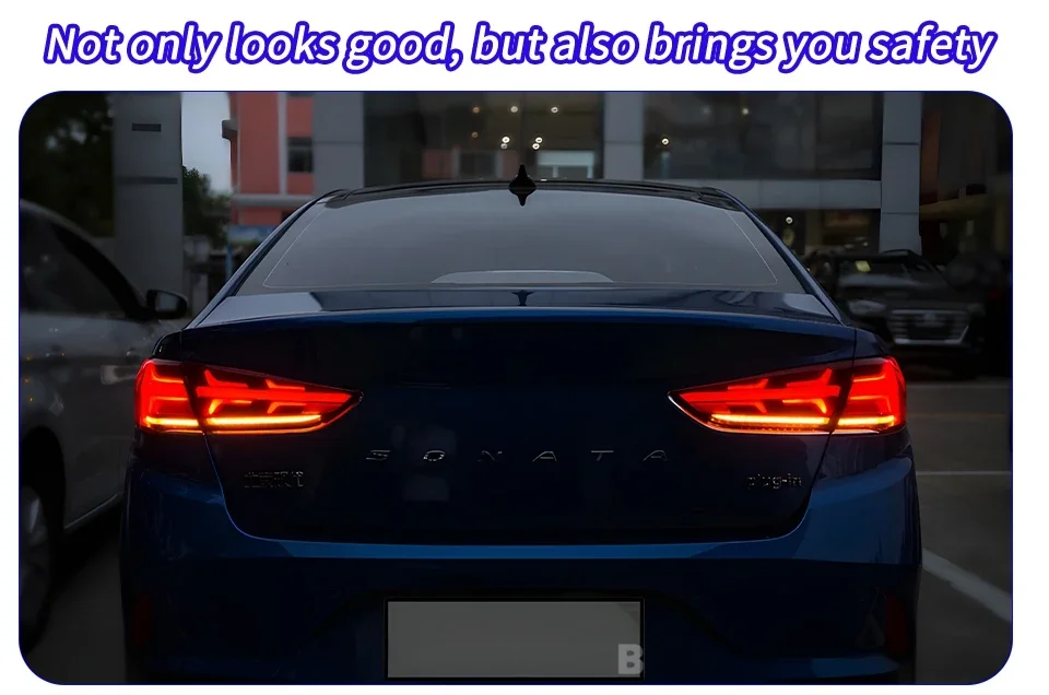Luces LED Hyundai Sonata vista lateral