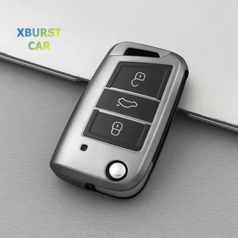 Funda de llave TPU para VW Golf 7, Tiguan, Seat Ateca y Octavia