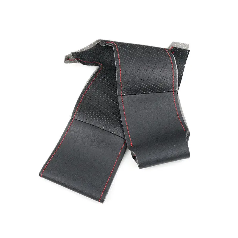 Funda de volante en cuero perforado para Toyota RAV4, Yaris y Vios - imagen 2
