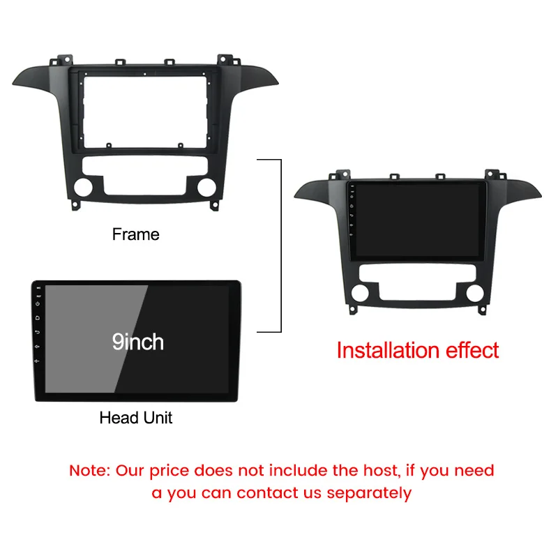 Kit montaje radio MEKEDE con CANBUS para Ford S-MAX 2006-2015 - imagen 4