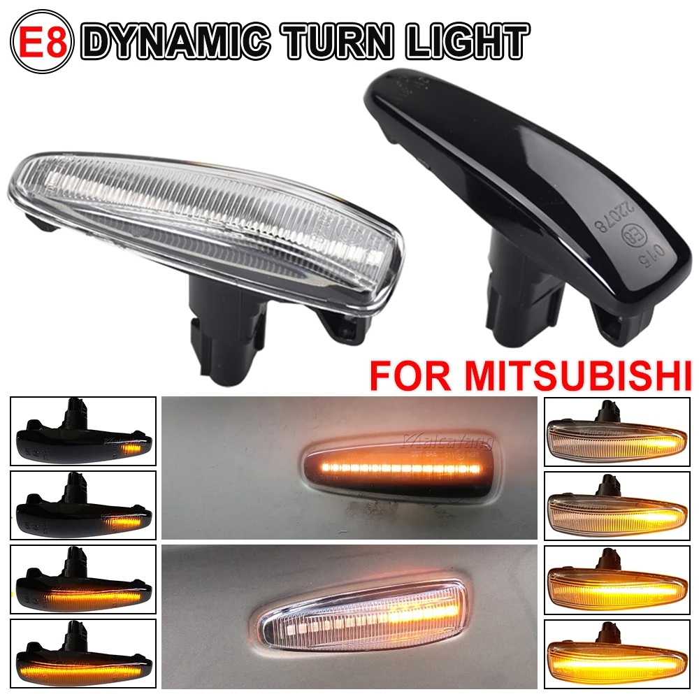 Intermitente dinámico LED ámbar Mitsubishi Lancer, Outlander y Mirage - imagen 5