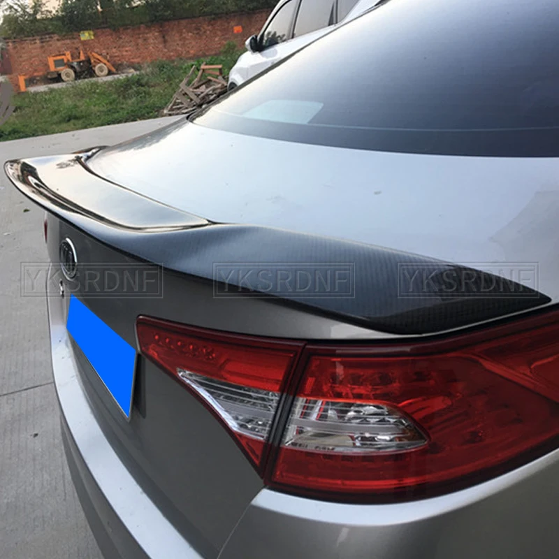 Alerón trasero Kia Optima/K5 2011-2013 fibra carbono ABS Tipo R - imagen 2