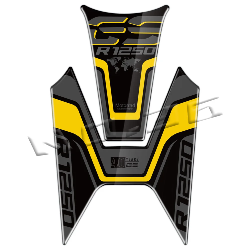 Protector de depósito 3D negro para BMW R 1250 GS 2018-2023 - imagen 5