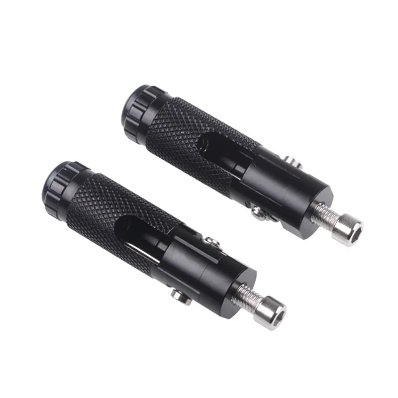 Reposapiés universales M8 para motocicletas – juego 2 piezas negro - imagen 5