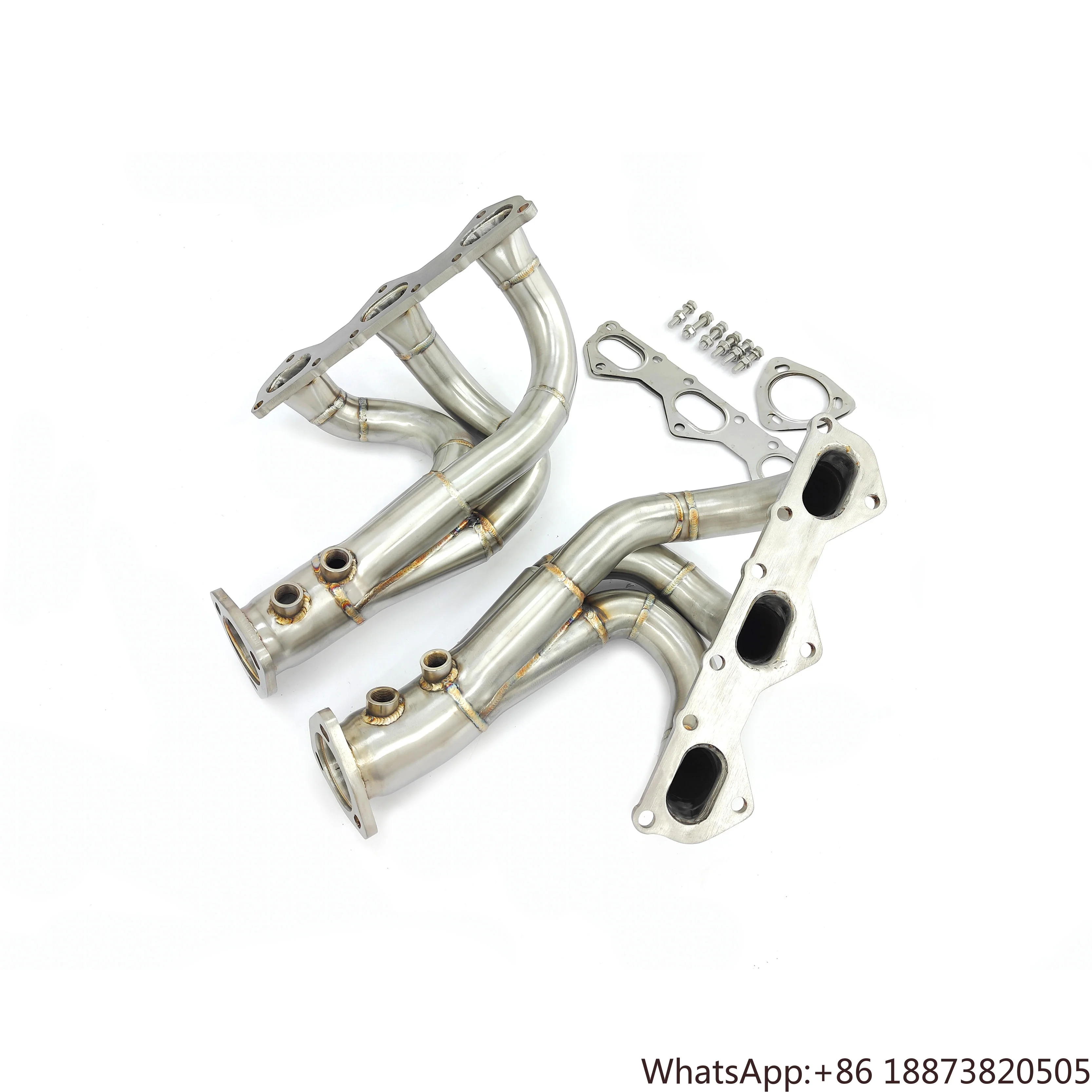 Colectores de escape Porsche 718 Cayman GT4/Spyder/GTS 4.0L acero inoxidable