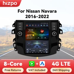 Autorradio Hizpo con CarPlay inalámbrico para Nissan Navara 2016-2022
