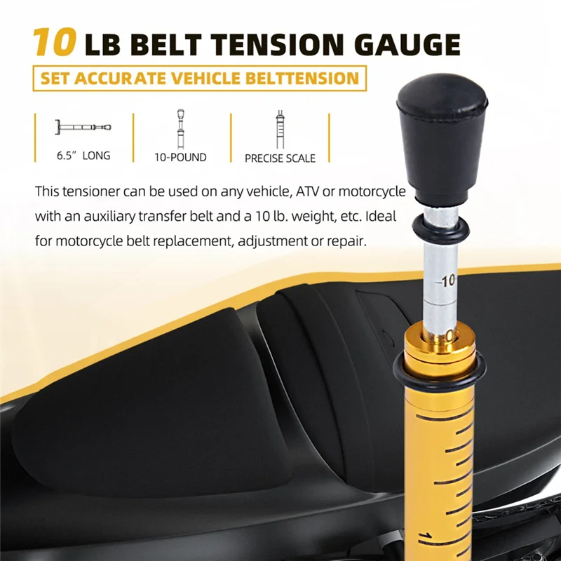 Tensiómetro de correa para moto – calibración de la tensión del motor - imagen 5