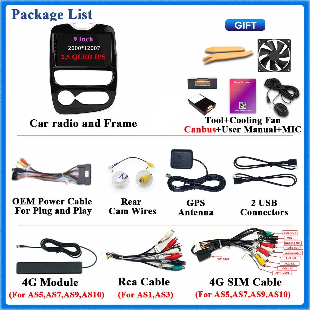 Radio CarPlay y Android Auto con GPS para Renault Clio IV (2012-2018) - imagen 5