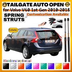 Puntales de maletero con resorte para Volvo V60 2010-2018