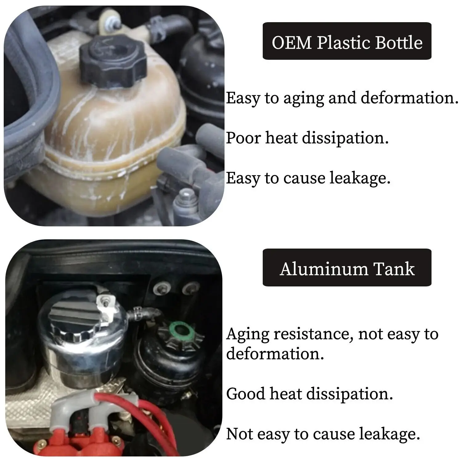 Accesorios de actualización de aluminio