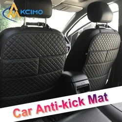 Protector antipatinado de cuero PU para asiento trasero infantil