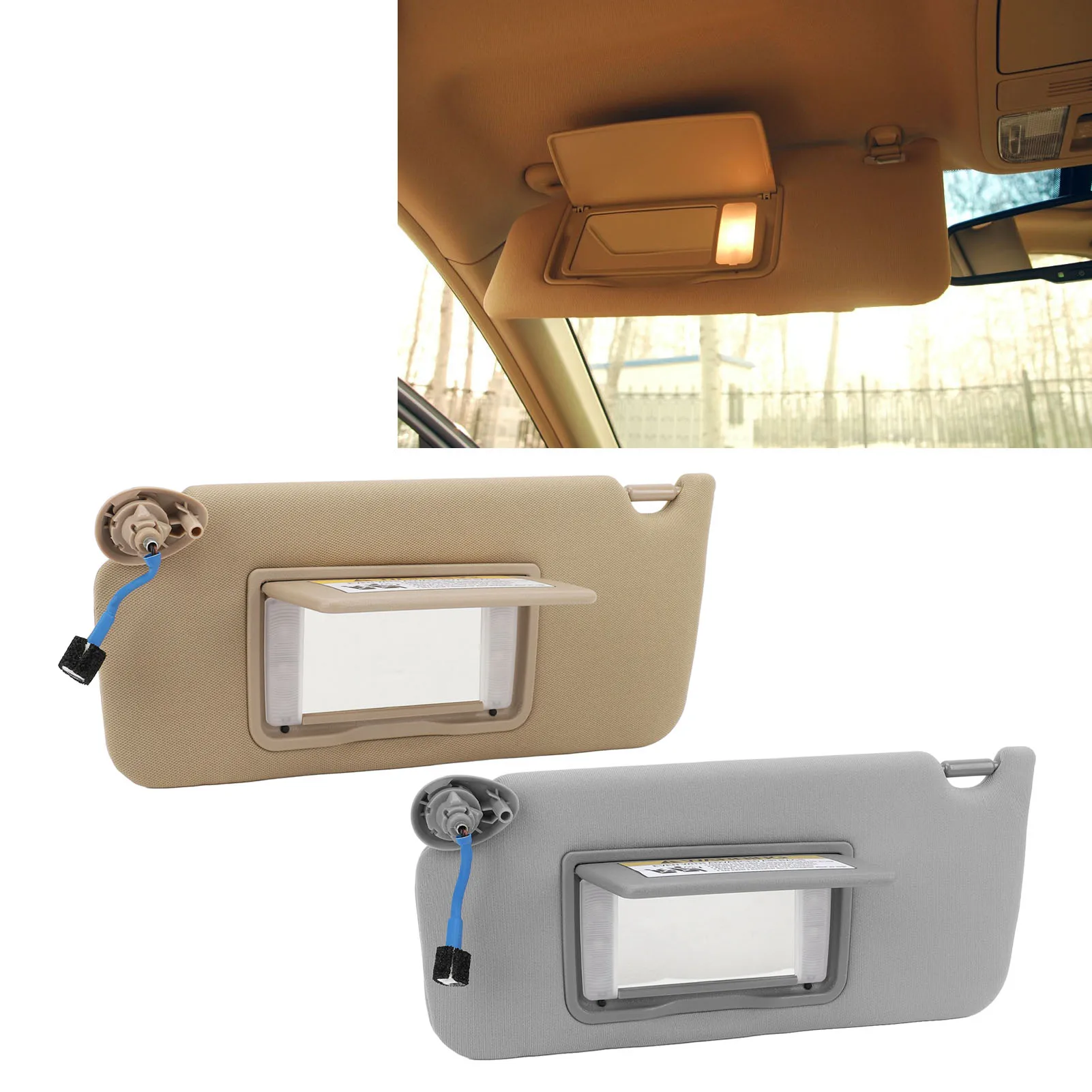 Visera solar del lado del conductor Conducción solar efectiva Elegante 83280 TA5 A51ZA para visera protectora solar de 2008 a 2012 - imagen 3