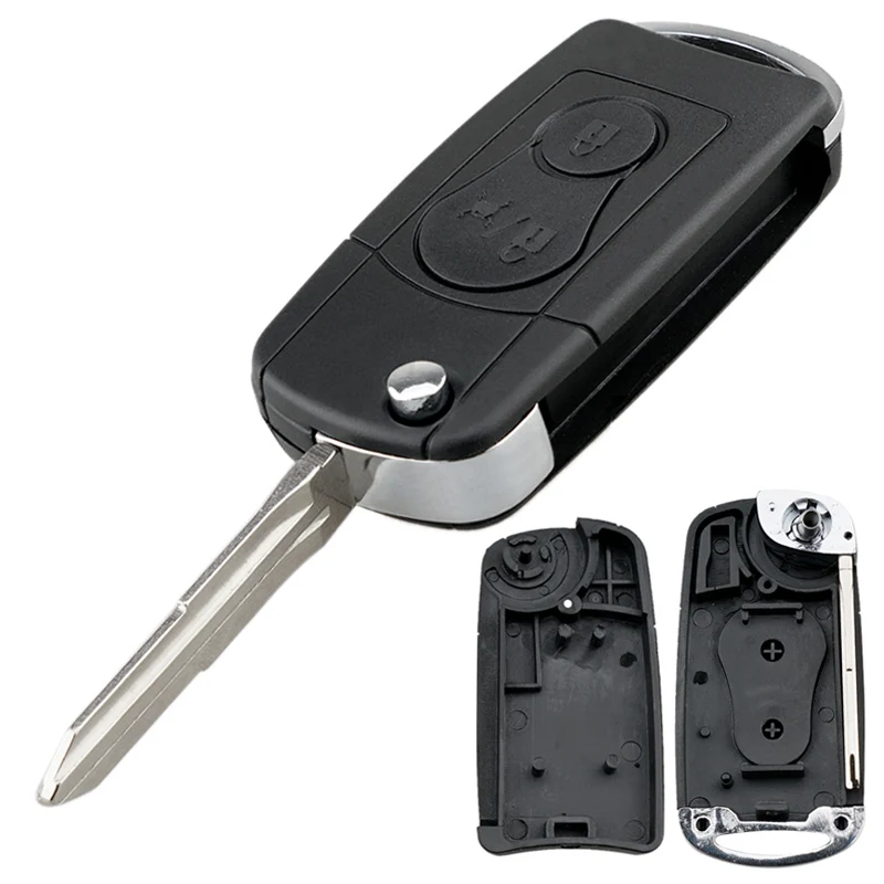 Funda llave plegable SsangYong Actyon/Kyron 2 botones - imagen 2