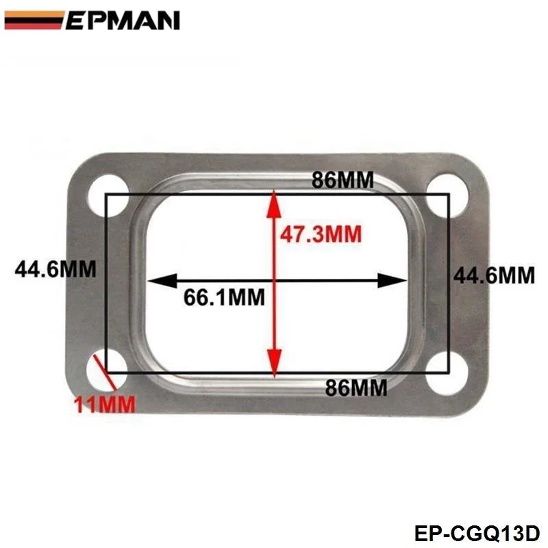 EPMAN EP-CGQ13D Junta colector entrada turbo T3 T34 T35 T38 GT35R - imagen 2