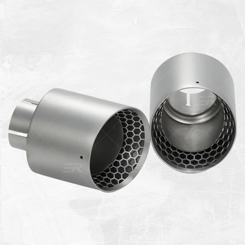 Puntas de escape universales de acero inoxidable mate – Tuning y accesorio de coche - imagen 5
