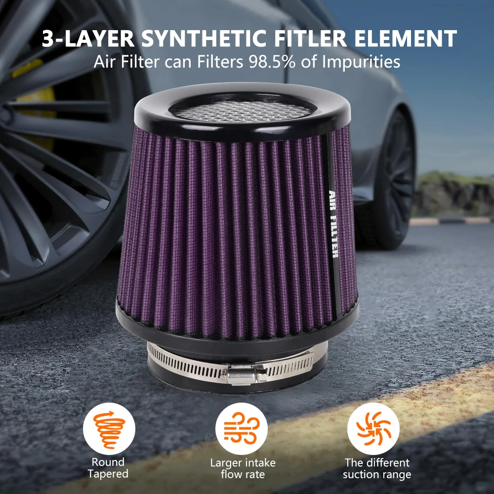 Filtro aire cónico alto flujo RASTP-3 3.5" lavable racing - imagen 4