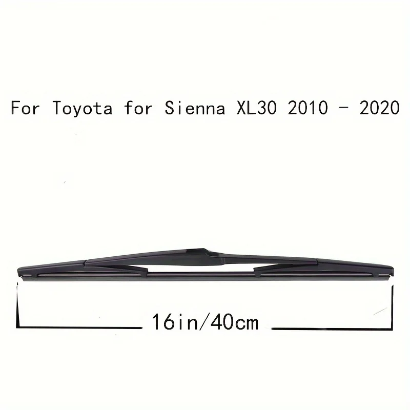 Limpiaparabrisas trasero 16 pulgadas Toyota Sienna XL30 2010-2020 - imagen 3