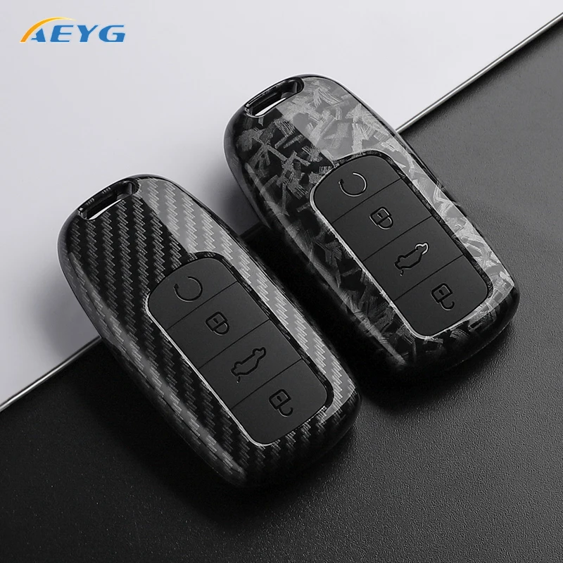 Carcasa llave Chery Tiggo 8 Pro ABS efecto fibra de carbono - imagen 4