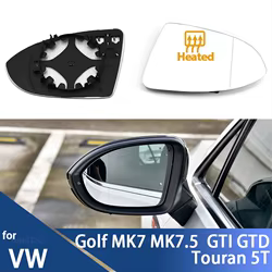 Cristal espejo retrovisor calefactado – VW Golf 7 GTI GTD Touran 5T 2012-21