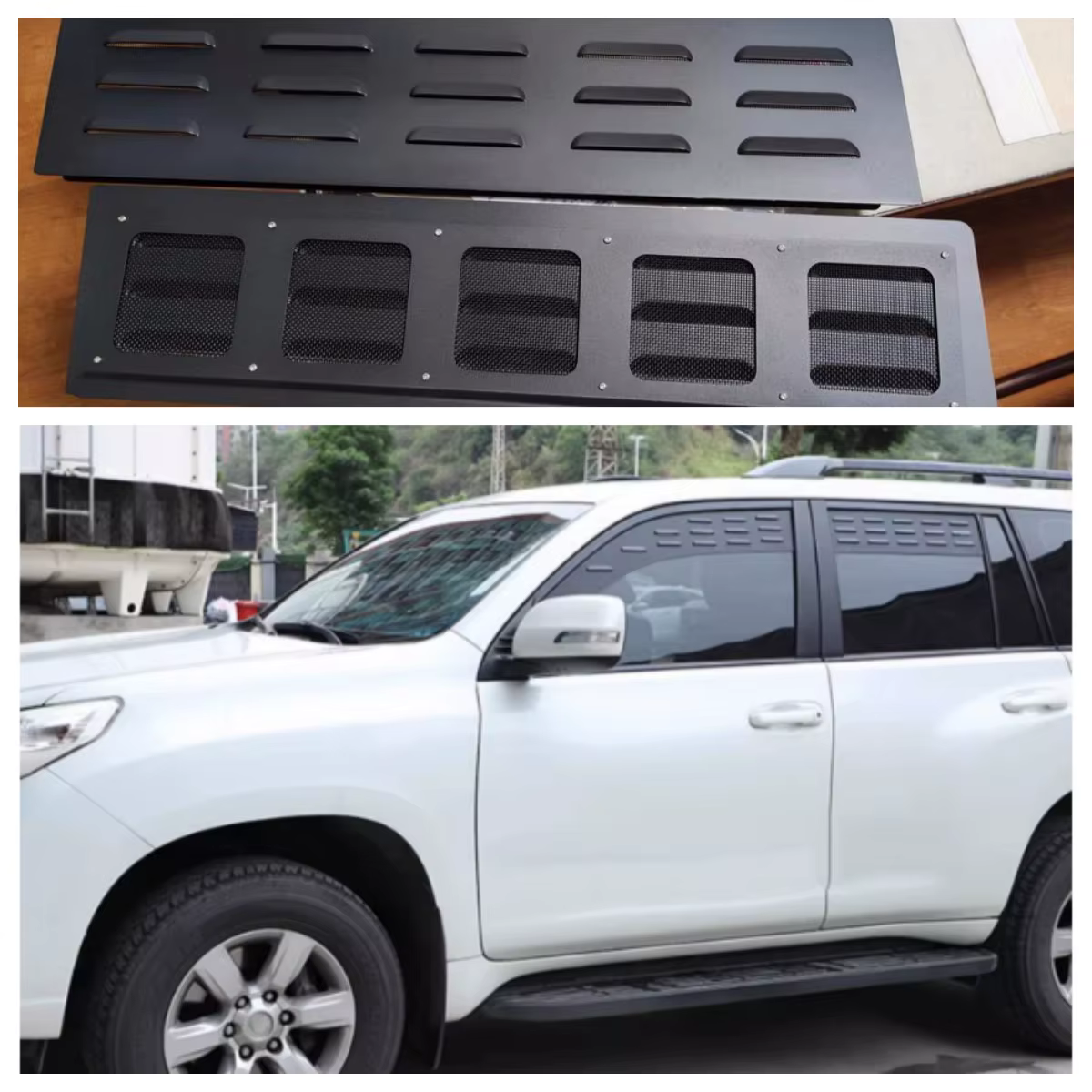 Rejillas de ventilación traseras para Toyota Prado 2003-2023