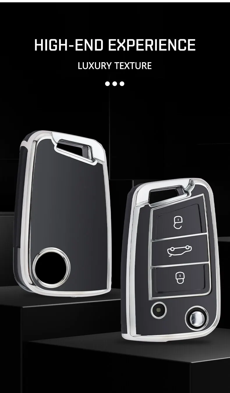 Funda protectora para llave de coche en diferentes colores