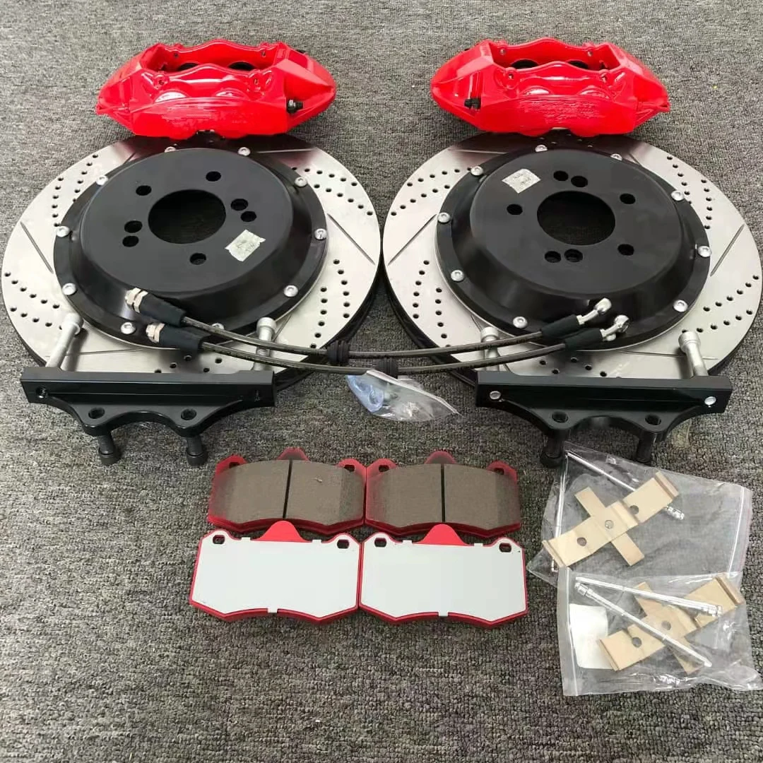 Pinza de freno GT6 amarilla para Lexus LX570 delantera reforzada - imagen 3