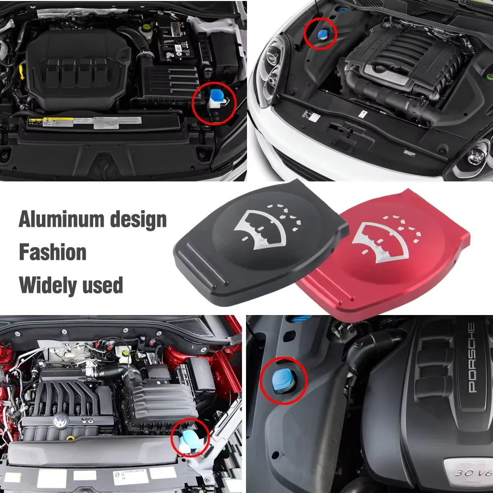 3Q0955455 Protector de tapón del limpiaparabrisas de aluminio VW/Audi/Porsche - imagen 5