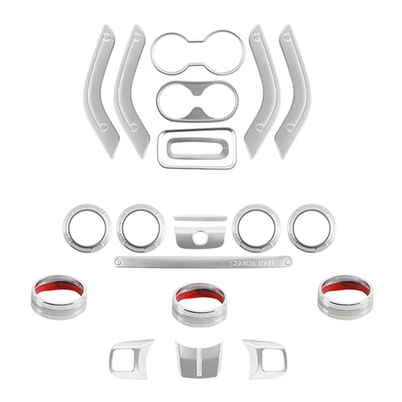 Kit Molduras Interior AB56 para Jeep Wrangler JK 2007-2017 - imagen 4