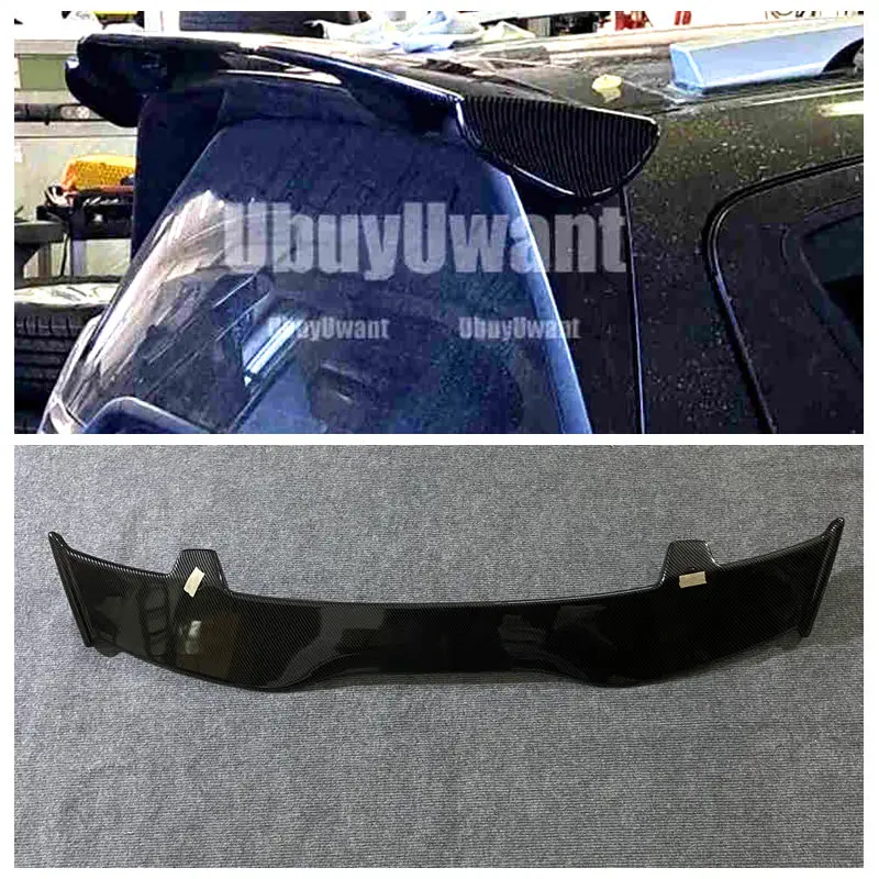Chevrolet Spark Spoiler trasero - ABS negro brillo, fibra carbono