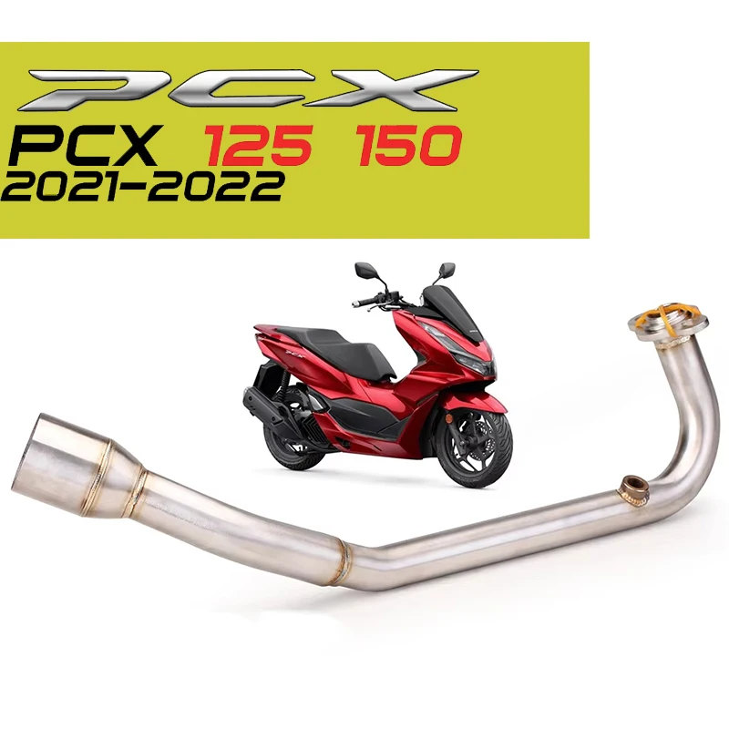 Tubo de conexión frontal para el escape de motocicleta