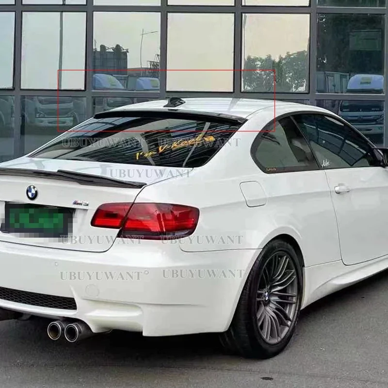 Alerón techo fibra de carbono real para BMW E92 M3 Coupe 2005-2012 - imagen 4